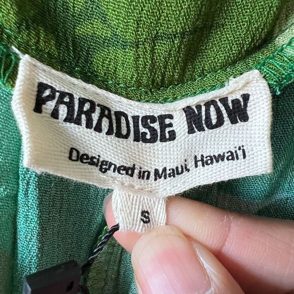 Paradise Now Hawaii Kaloflauge Shortie Overall Jumper Romper‎ Women Small Leaves - Picture 7 of 16